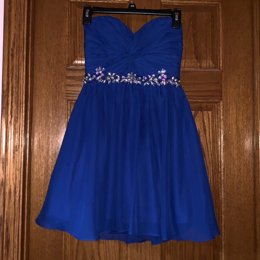 Royal Blue homecoming dress